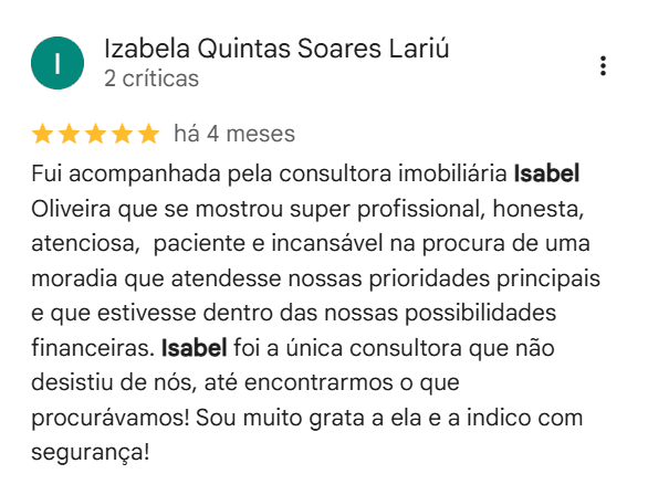 Testemunho de Cliente 5